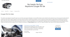 Desktop Screenshot of cougar-rvs.com